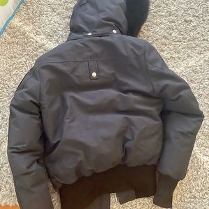 Navy and black  used but good condition moose knuckle xs